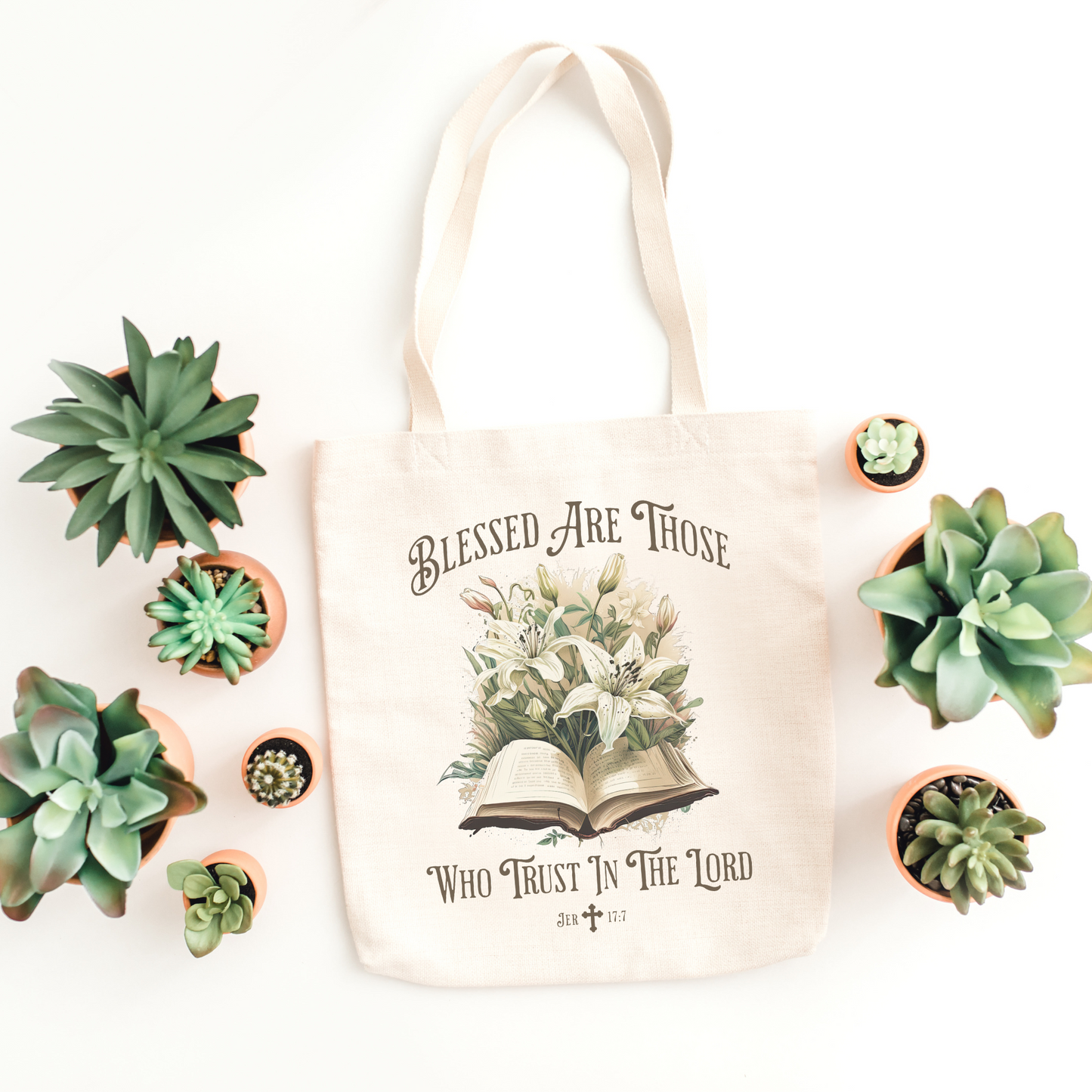 Bible Tote Bag, Blessed Are Those