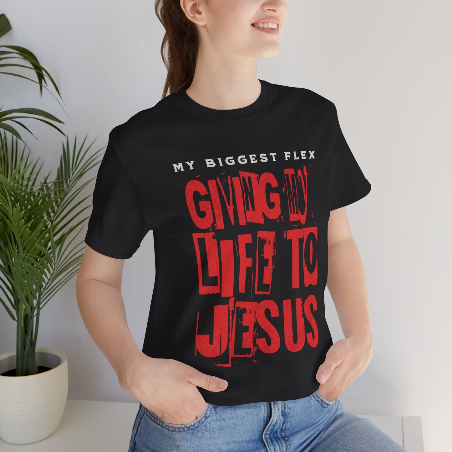 Unisex Christian Streetwear Graphic T-Shirt, Adult Unisex Shirt, Faith Based Apparel, Christian Crewneck, Jesus Shirt