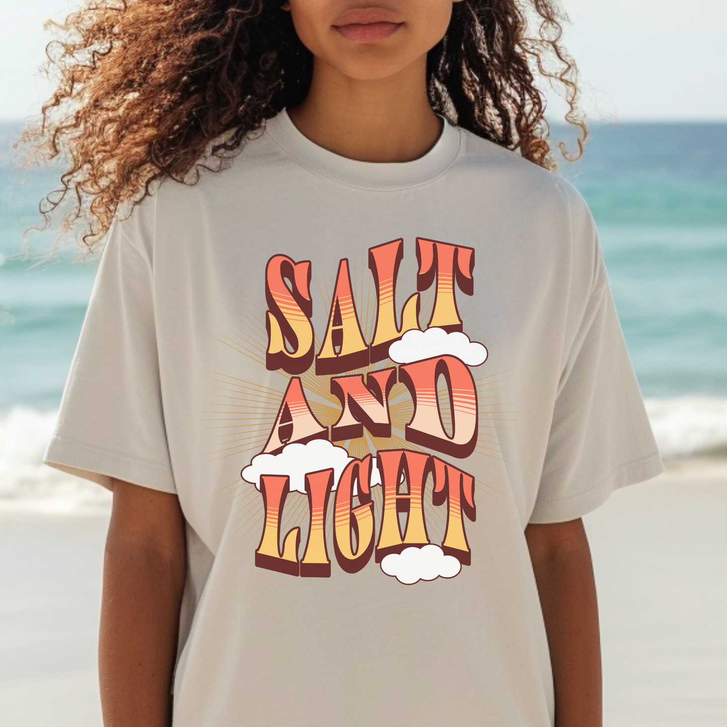 Women's Faith Based Shirt, Salt And Light, Women's Christian Graphic Tees, Trendy Christian Tee