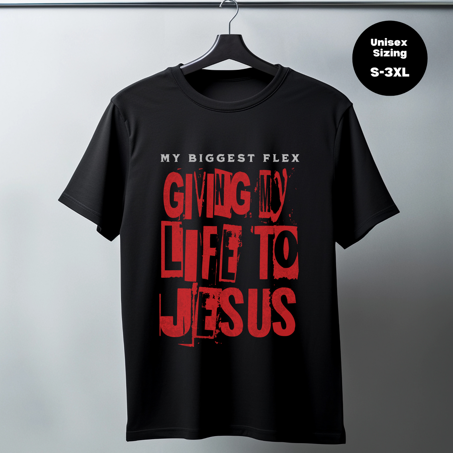 Unisex Christian Streetwear Graphic T-Shirt, Adult Unisex Shirt, Faith Based Apparel, Christian Crewneck, Jesus Shirt