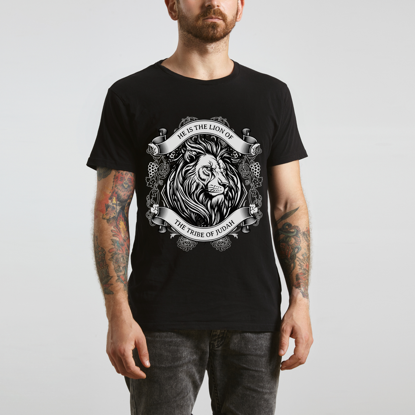 Men's Christian Streetwear Lion Of Judah T-Shirt